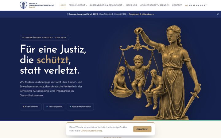 Screenshot of jfswiss.ch