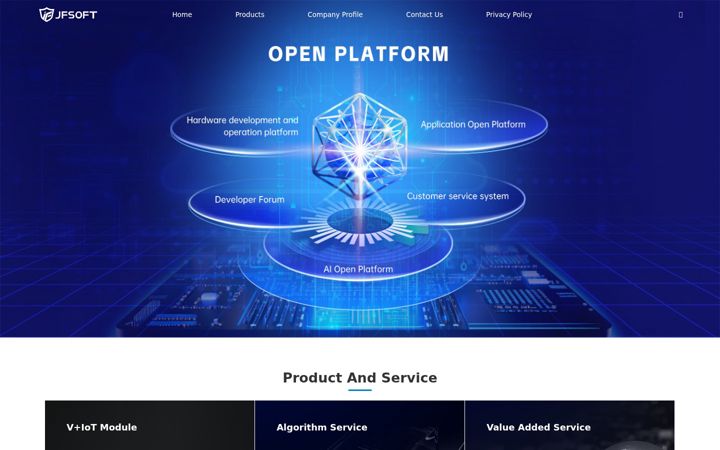 Snímek obrazovky jftechsoft.com