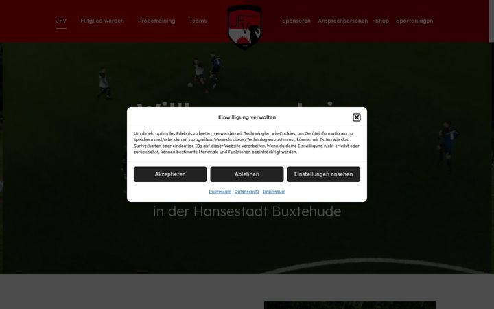 Screenshot of jfv-buxtehude.de