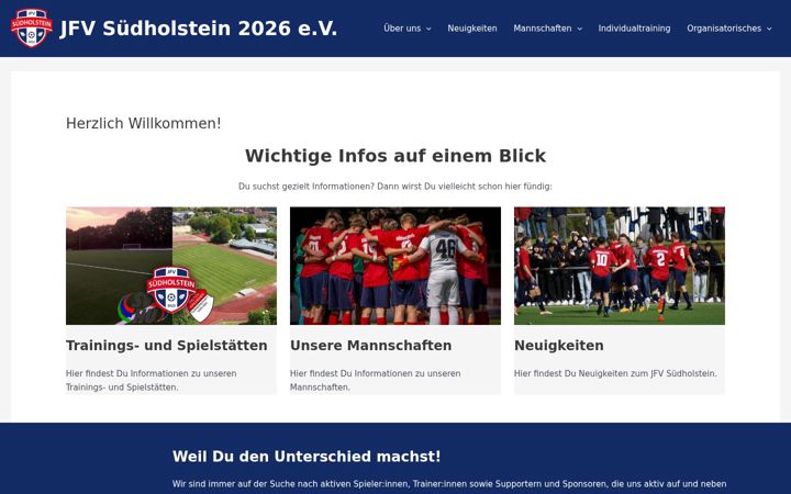 Screenshot of jfv-suedholstein.de