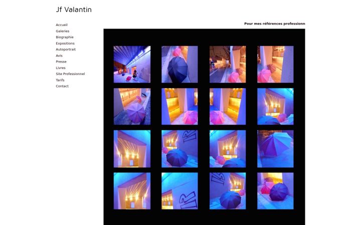 Screenshot of jfvalantin.com