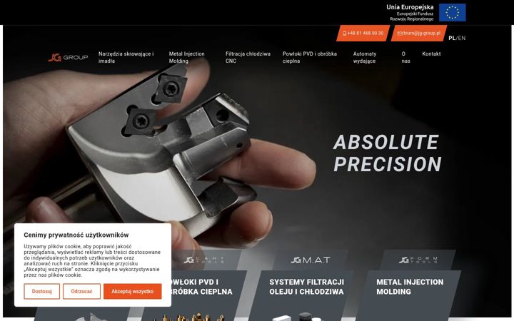 Screenshot of jg-group.pl
