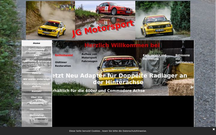 Screenshot of jg-motorsport.de