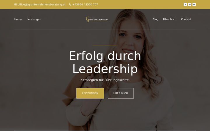 Screenshot of jg-unternehmensberatung.at