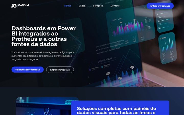 Screenshot of jgardim.com.br