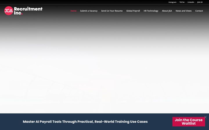 Screenshot of jgarecruitmentinc.com