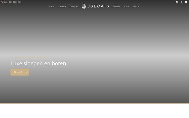 Screenshot of jgboats.nl