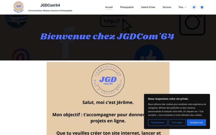 Screenshot of jgdcom64.fr