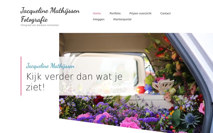 Screenshot of jgfotografie.nl