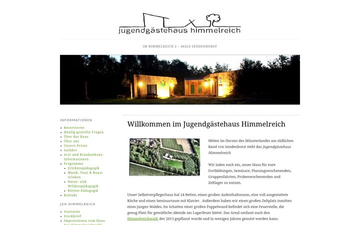 Screenshot of jgh-himmelreich.de