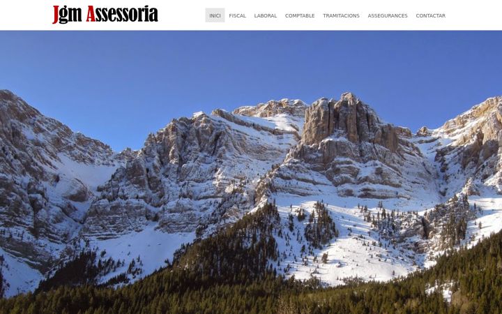 Screenshot of jgmassessoria.com