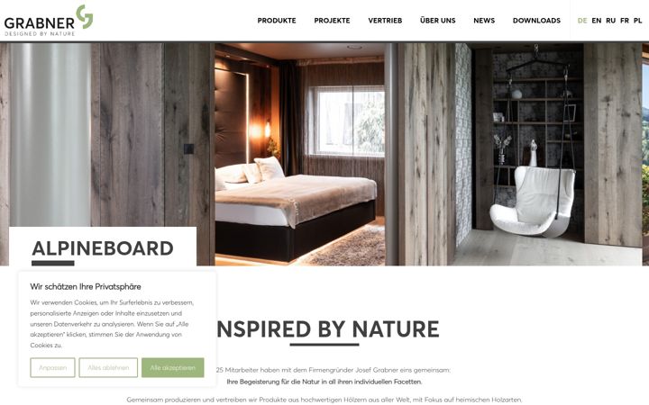 Screenshot of jgrabner.at
