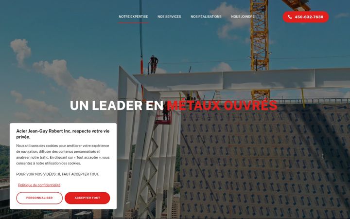 Screenshot of jgrobert.com