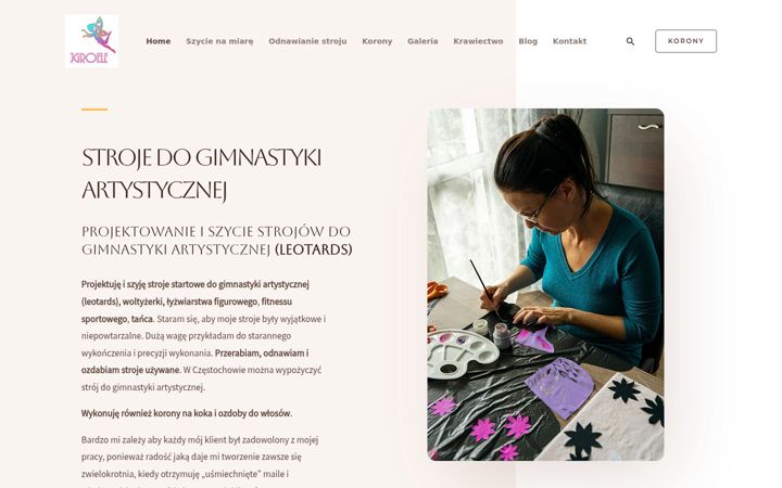 Screenshot of jgroele.pl