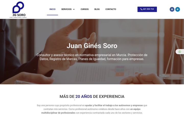 Screenshot of jgsoro.es