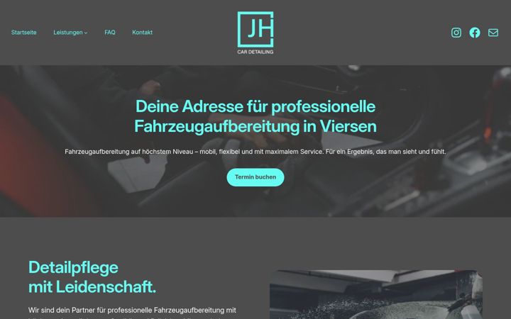 Screenshot of jh-cardetailing.de