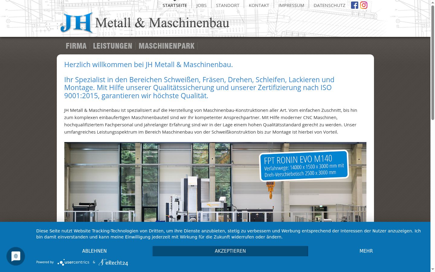 Screenshot tal-banner tal-kunsens muri qabel kwalunkwe interazzjoni