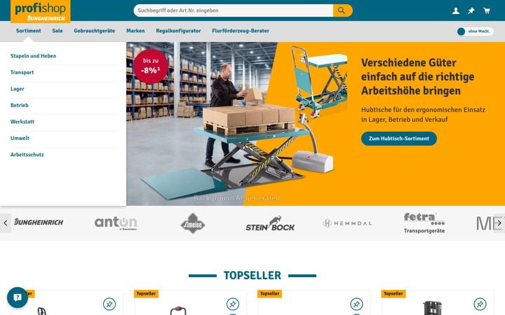 Screenshot of jh-profishop.at