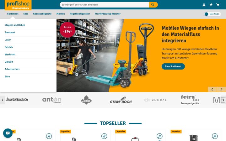 Screenshot of jh-profishop.de