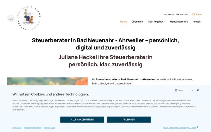 Screenshot of jh-steuer.de