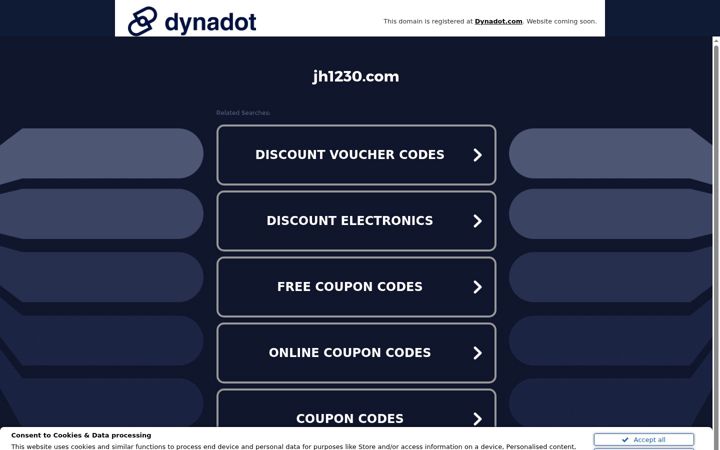 Screenshot of jh1230.com