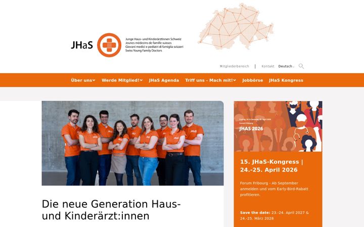 Screenshot of jhas.ch