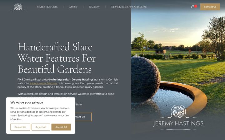 Screenshot of jhastings.co.uk