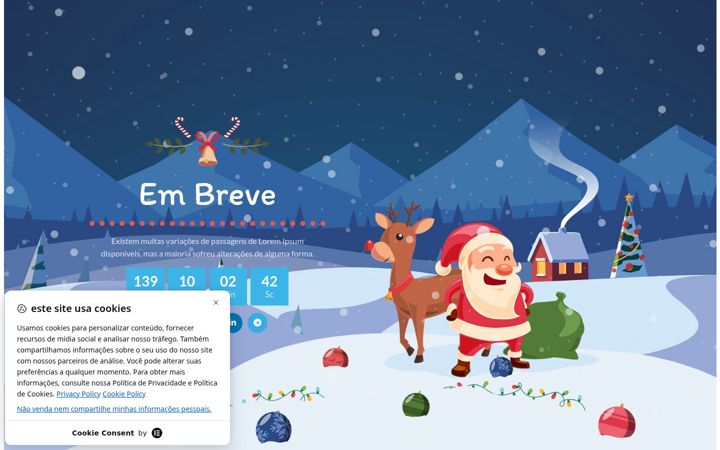 Screenshot of jhcpresentes.com.br