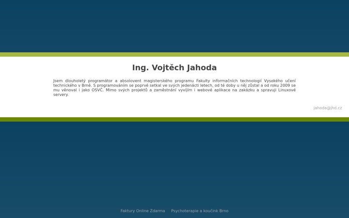 Screenshot of jhd.cz