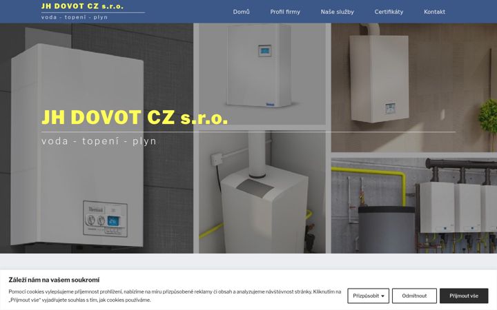 Screenshot of jhdovotcz.cz