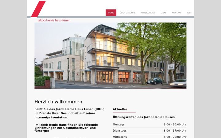 Skjermbilde av jhh-luenen.de