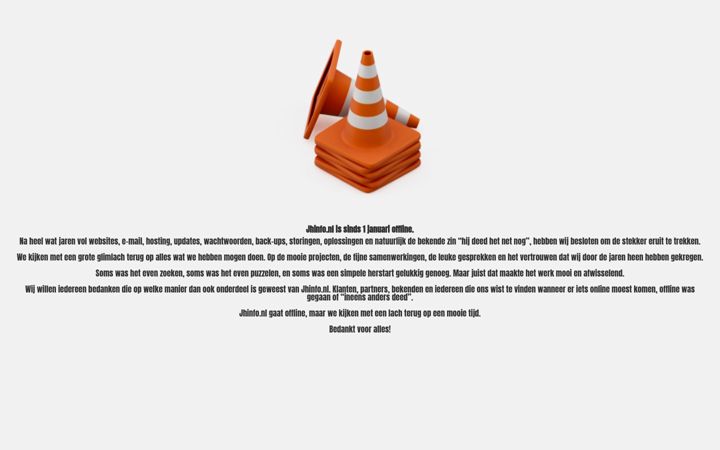 Screenshot of jhinfo.nl