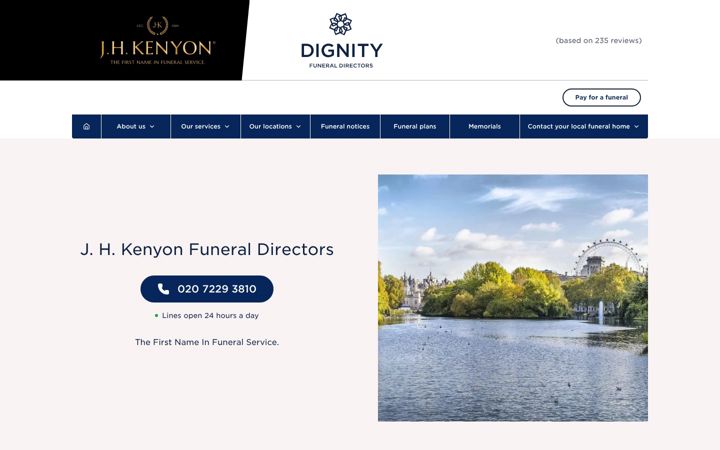 Screenshot of jhkenyon.co.uk