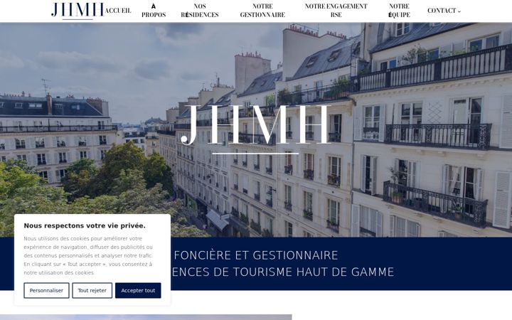 Screenshot of jhmh.com