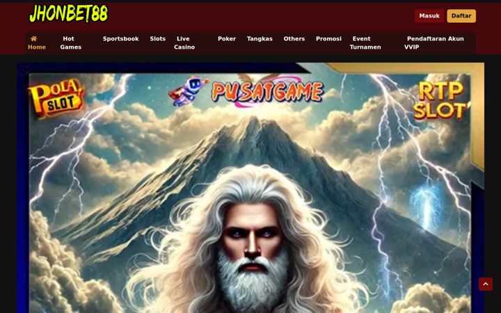 Screenshot of jhonbet88.com