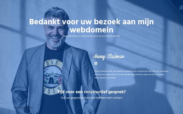 Screenshot of jhonson.nl