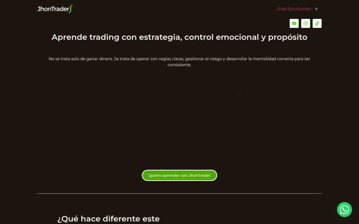 Screenshot of jhontrader.com