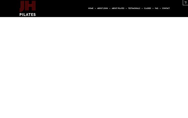 Screenshot of jhpilates.co.uk