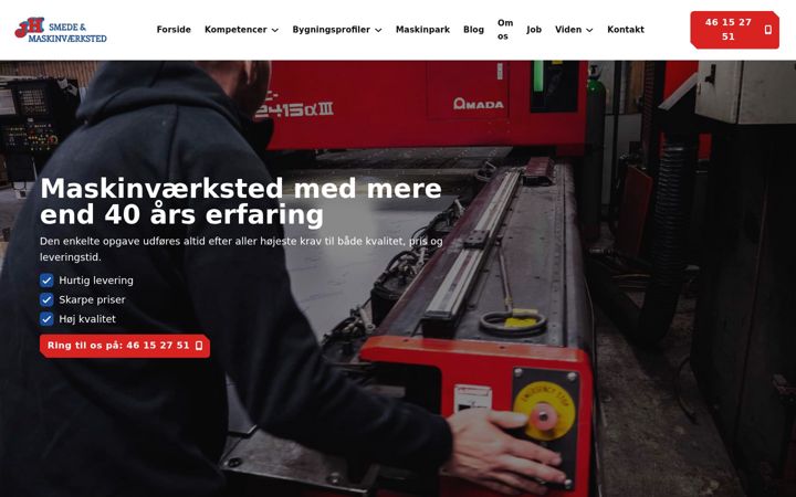 Screenshot of jhsmede.com