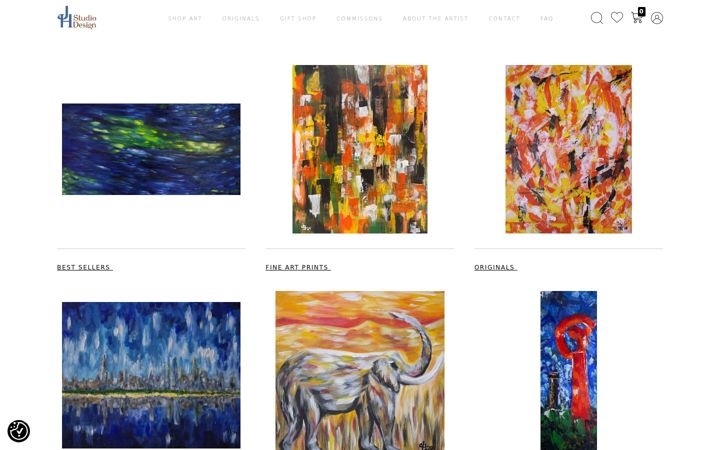 Screenshot of jhstudiodesign.com