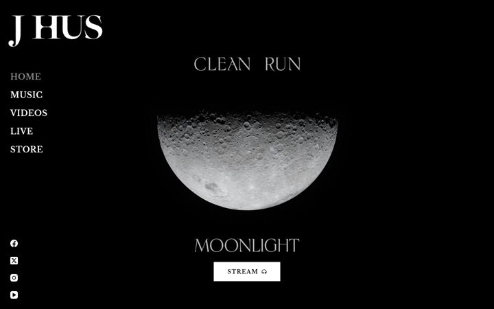 Screenshot of jhusmusic.com