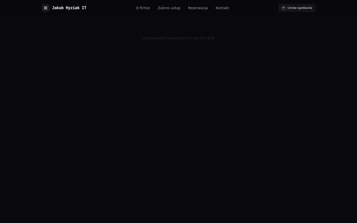 Screenshot of jhyziak.eu