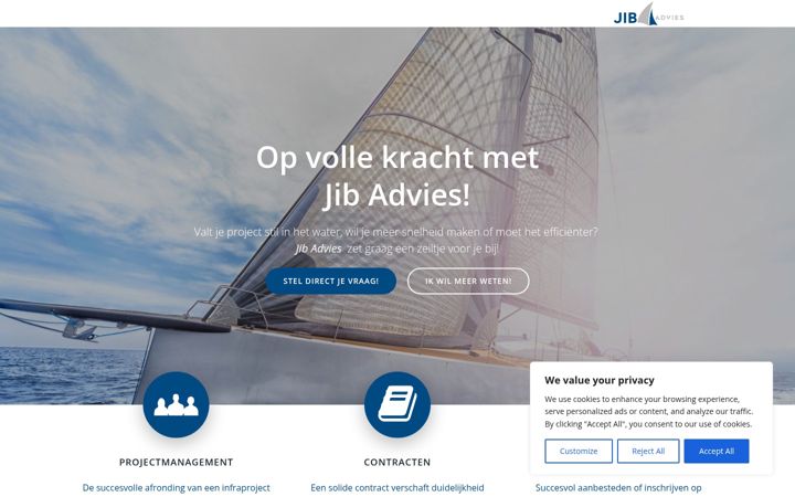 Screenshot of jib-advies.nl
