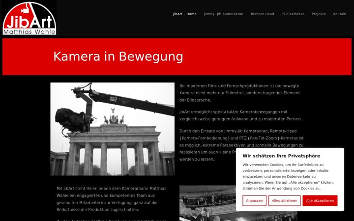 Screenshot of jibart.de
