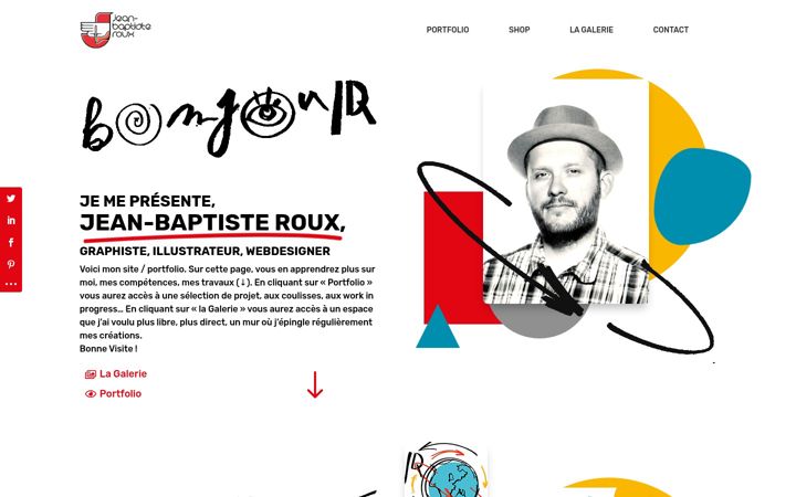 Screenshot of jibax.fr