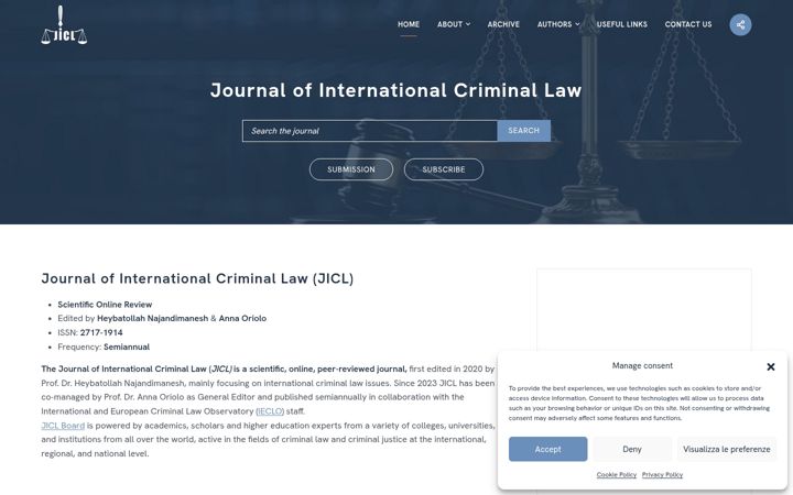 Screenshot of jiclonline.org