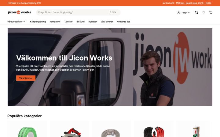 Screenshot of jicon.se