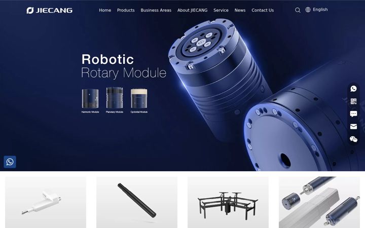 Captură de ecran a jiecang.com