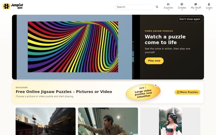 Screenshot of jigdaddy.com