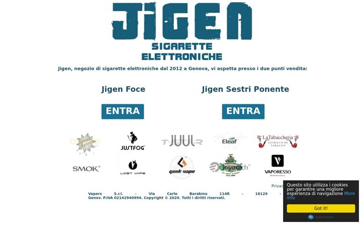Screenshot of jigen.it